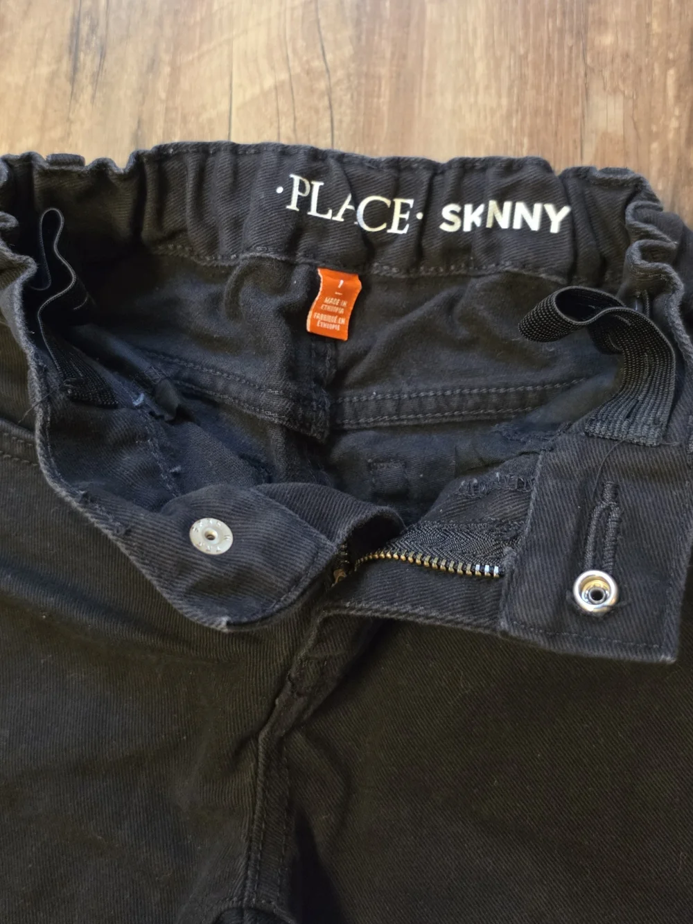 The Children's Place Boys Size 7 2-Pack Skinny Denim Jeans – Medium Wash & Black